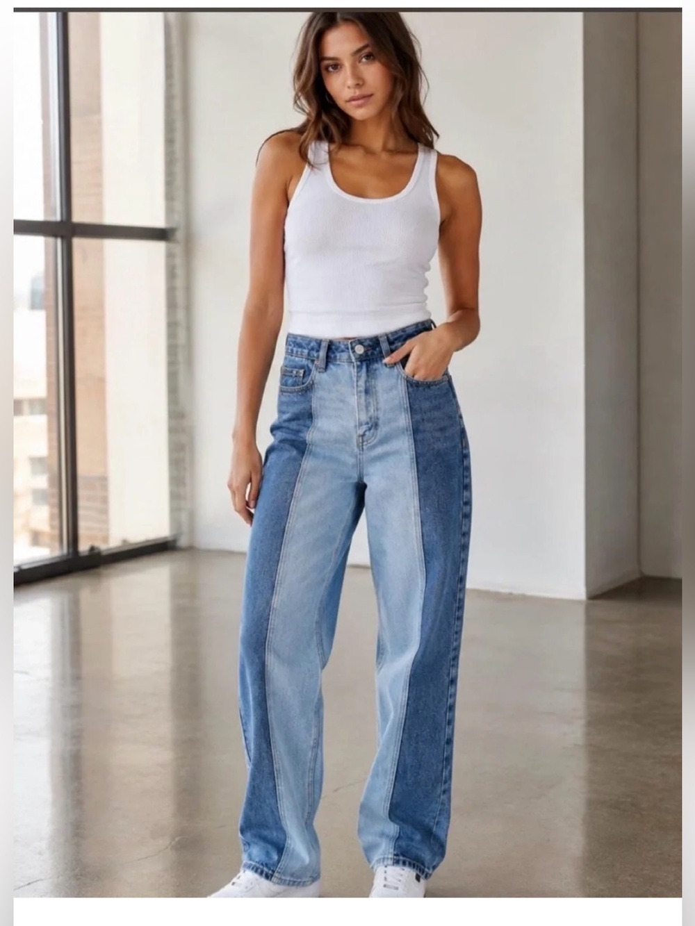 Pacsun 90s High-Rise Boyfriend Two-Tone Women’s Jeans 26